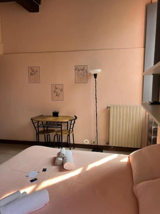 Minimal Studio Con Travi A Vista Piacenza Exteriör bild